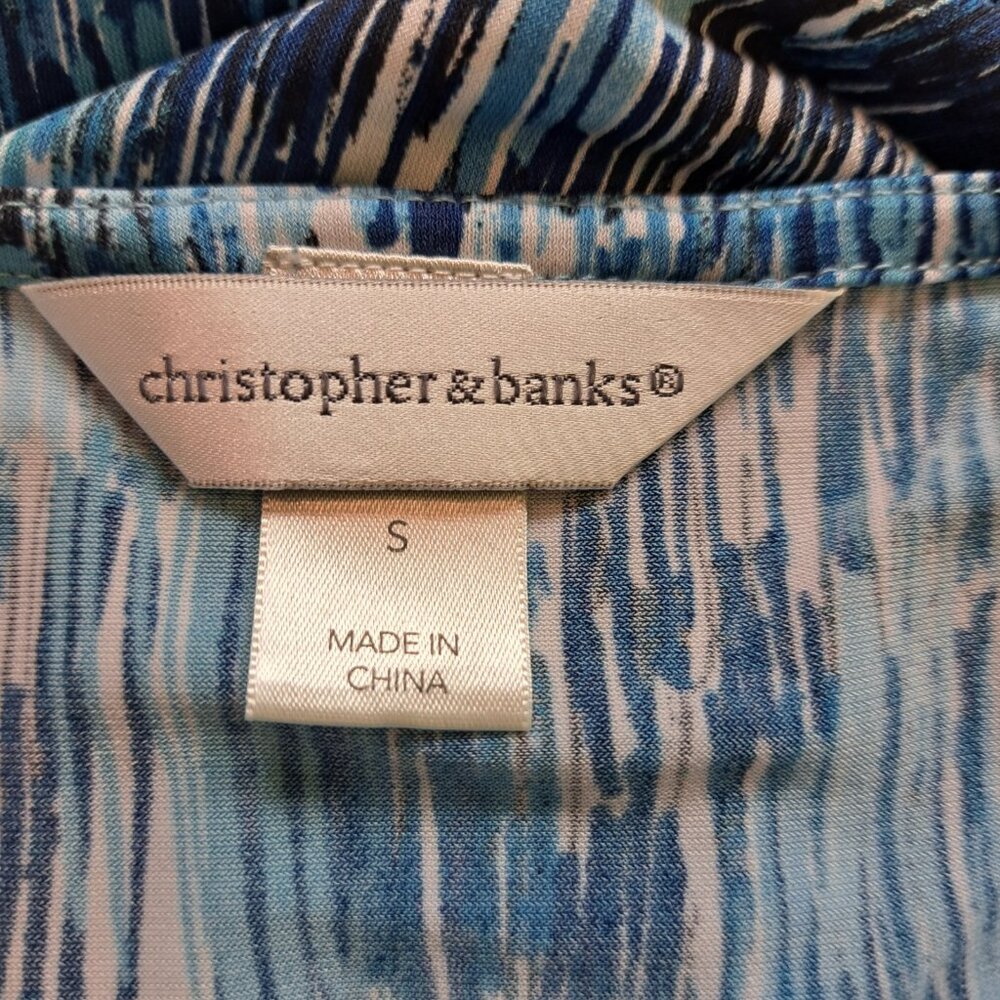 Christopher & Banks Abstract Print Top Size Small - Picture 5 of 8
